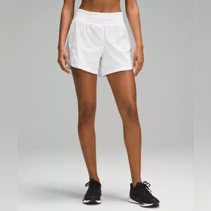 Lululemon High-Rise Lined Short 5", Lined, White